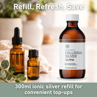 Nature's Greatest Secret Premium Quality 10ppm Colloidal Silver Bottle 300ml