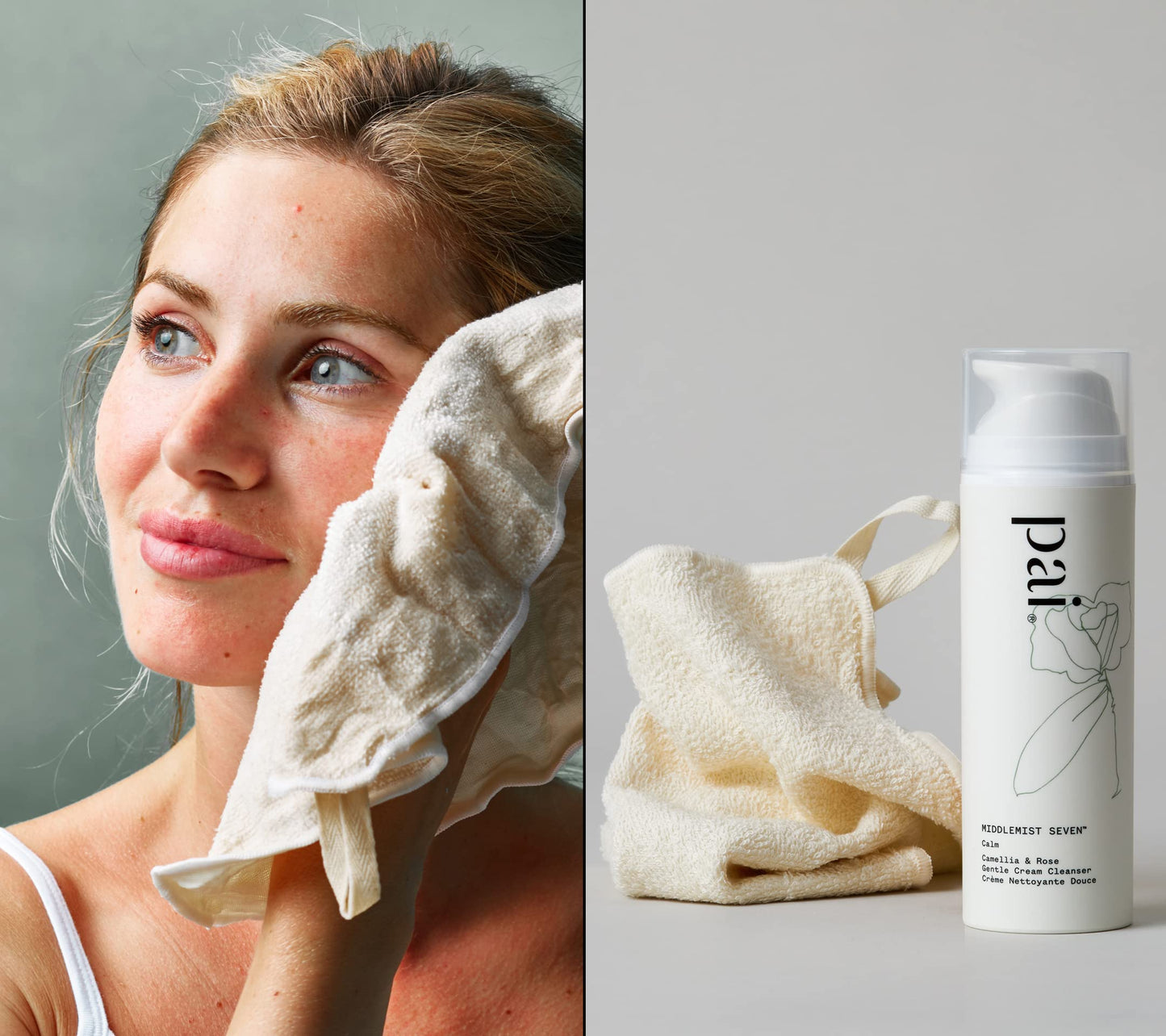 Pai Skincare London | Organic Muslin Face Cloths for Gentle Cleansing and Exfoliation, Reusable Skin Cleansing Wipe for Sensitive Skin. Twin Flyer Extra Gentle, Pack of 3