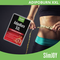 Slimjoy SlimJOY AdipoBurn XXL - Extract of Green Tea Leaves, Cayenne and Caffeine - with Free E-Book Guide - 3 x 30 Capsules