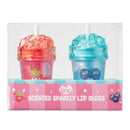 Tinc Scented Sparkly Lip Gloss - Ice Design - Delicious Scents: Strawberry and Blueberry - Lip Moisturising - Gift Idea - 2 in Pack