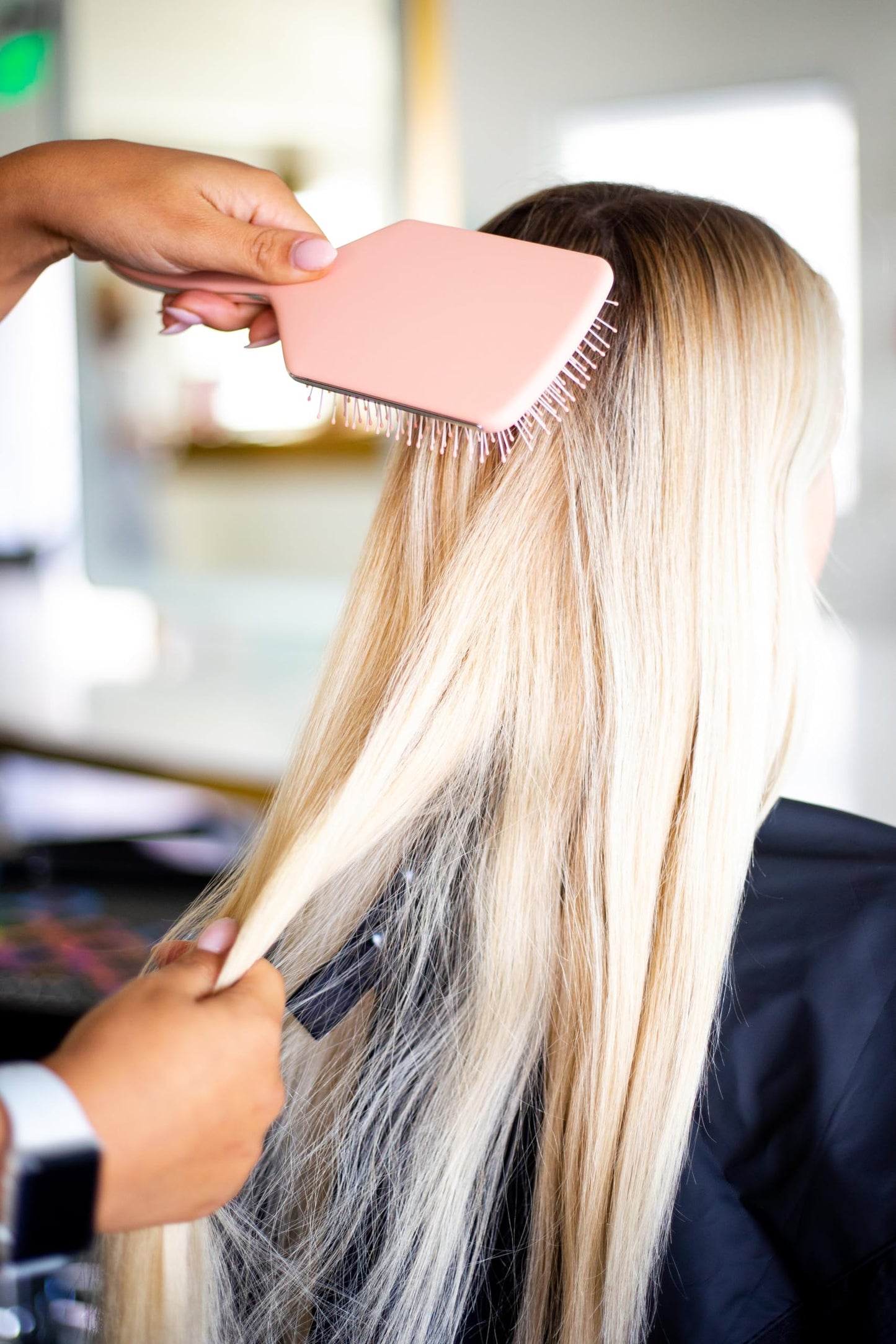 FRAMAR Paddle Brush for Thick Hair – Hairbrushes for Women, Detangle HairBrush Women, Curly Hair Brush Detangler, Brush for Curly Hair, Detangle Wet Hair Brush Detangler
