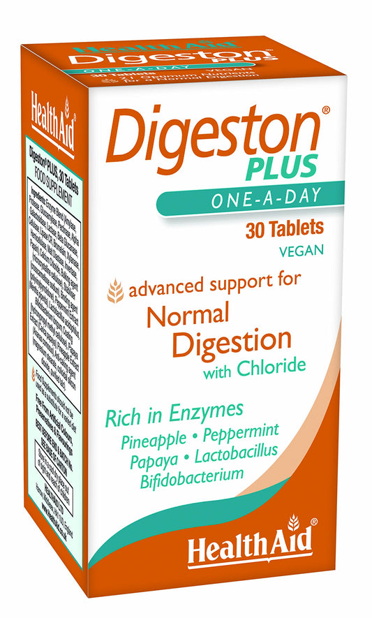 HealthAid DigestonPlus Vegan Tablets, Pack of 30 Tablets