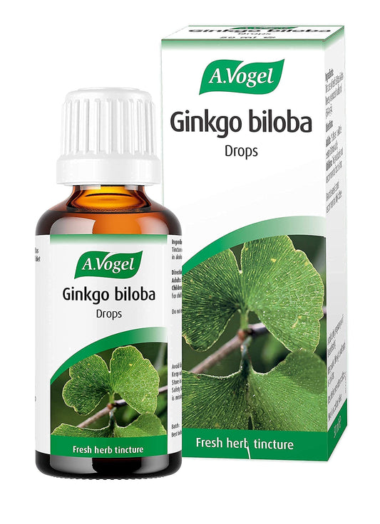 A.Vogel Ginkgo Biloba Drops | Food Supplement | Extract from Fresh Ginkgo Biloba Leaves | Vegan | 100ml