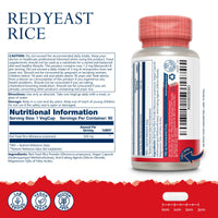 SOLARAY Solaray - Red Yeast Rice Extract - 90 Vegan Capsules - High Strength Herbal Supplement from Monascus Purpureus with Monacolin K - Lab Verified, GMO & Gluten Free