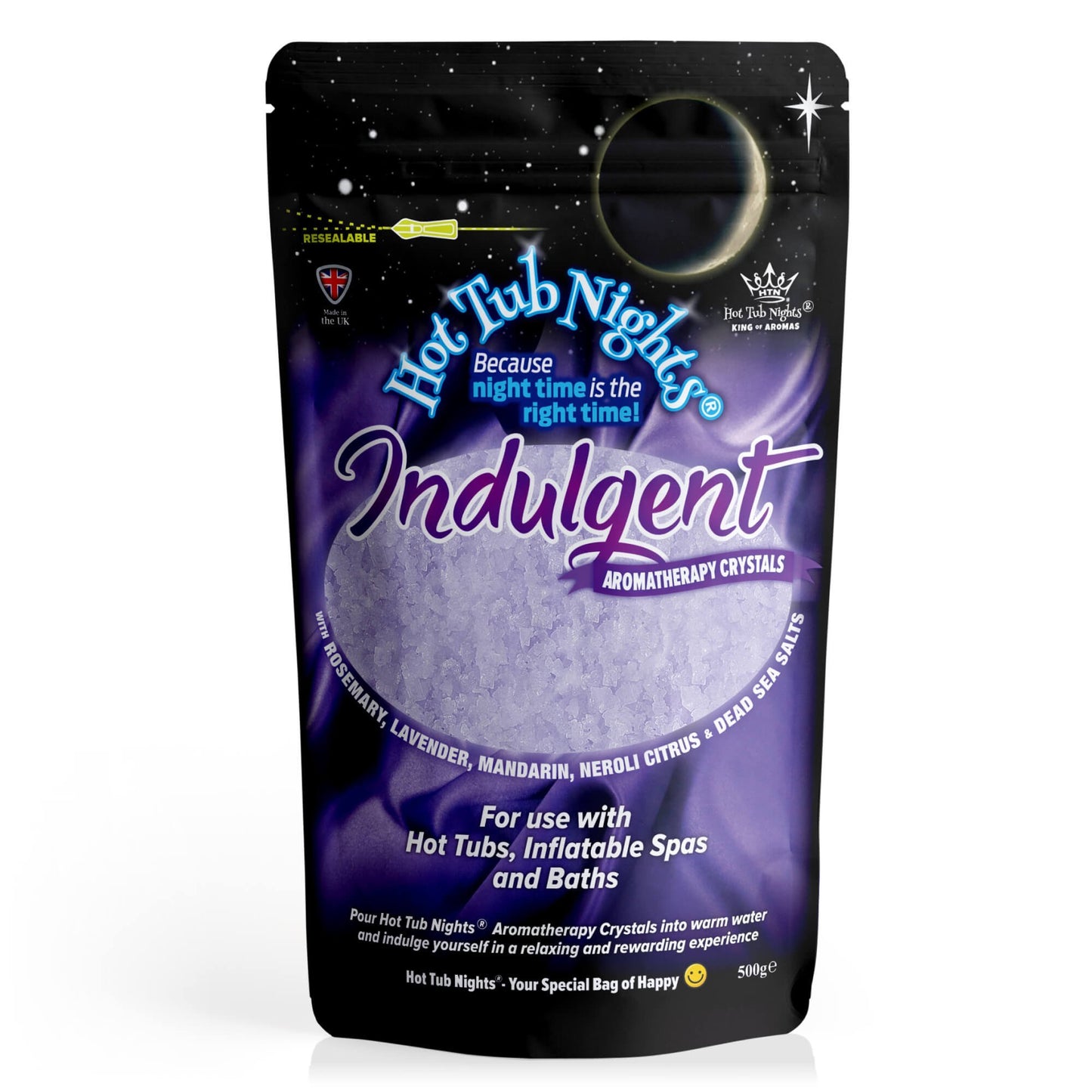 Hot Tub Nights (Indulgent Aromatherapy Crystals Vegan (500g)