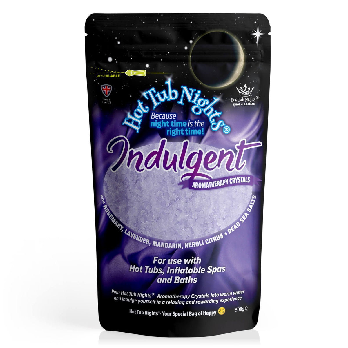 Hot Tub Nights (Indulgent Aromatherapy Crystals Vegan (500g)