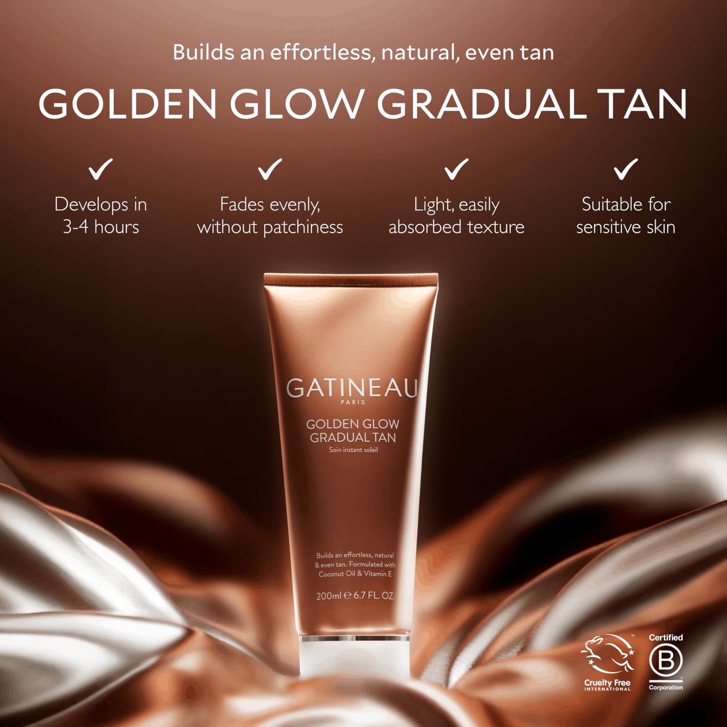 Gatineau GATINEAU Golden Glow Gradual Tan 200ml