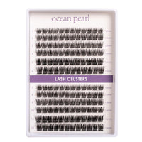 ocean pearl Ocean Pearl Cluster Lashes 144Clusters Individual Eyelashes 10-16mm Eyelash Extensions Natural Lash Clusters Long Lasting D Curl Eyelash Clusters DIY Lash Extensions for Beginners at Home-DM23
