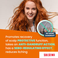 Sulsena SULSENA Anti Dandruff Shampoo for Men and Women - Effective Shampoo for Oily Hair - Anti Dandruff Relief for Itchy Scalp - Nourishing Formula - Best Anti Dandruff Shampoo for Men and Women