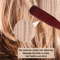 ZPLASK Slick Back Hair Brush, Slick Back Brush, Slick Brush, Boar Bristle Hair Brush Hair Gel Brush for Afro Wet Curly Hair or Damaged Hair Reducing Hair for Combing Beard Hair