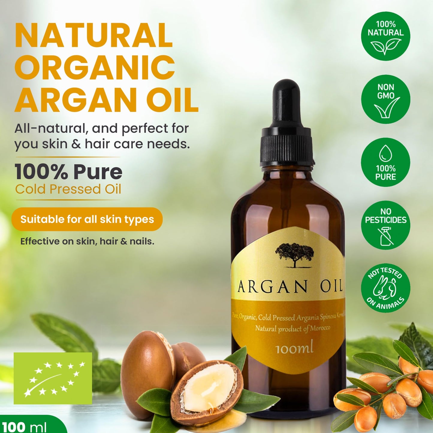 Truly Moroccan ARGAN OIL 100% Pure 100ml