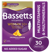 Bassetts Vitamins Woman 50+ Multivitamins & Multiminerals Orange & Lemon 30's