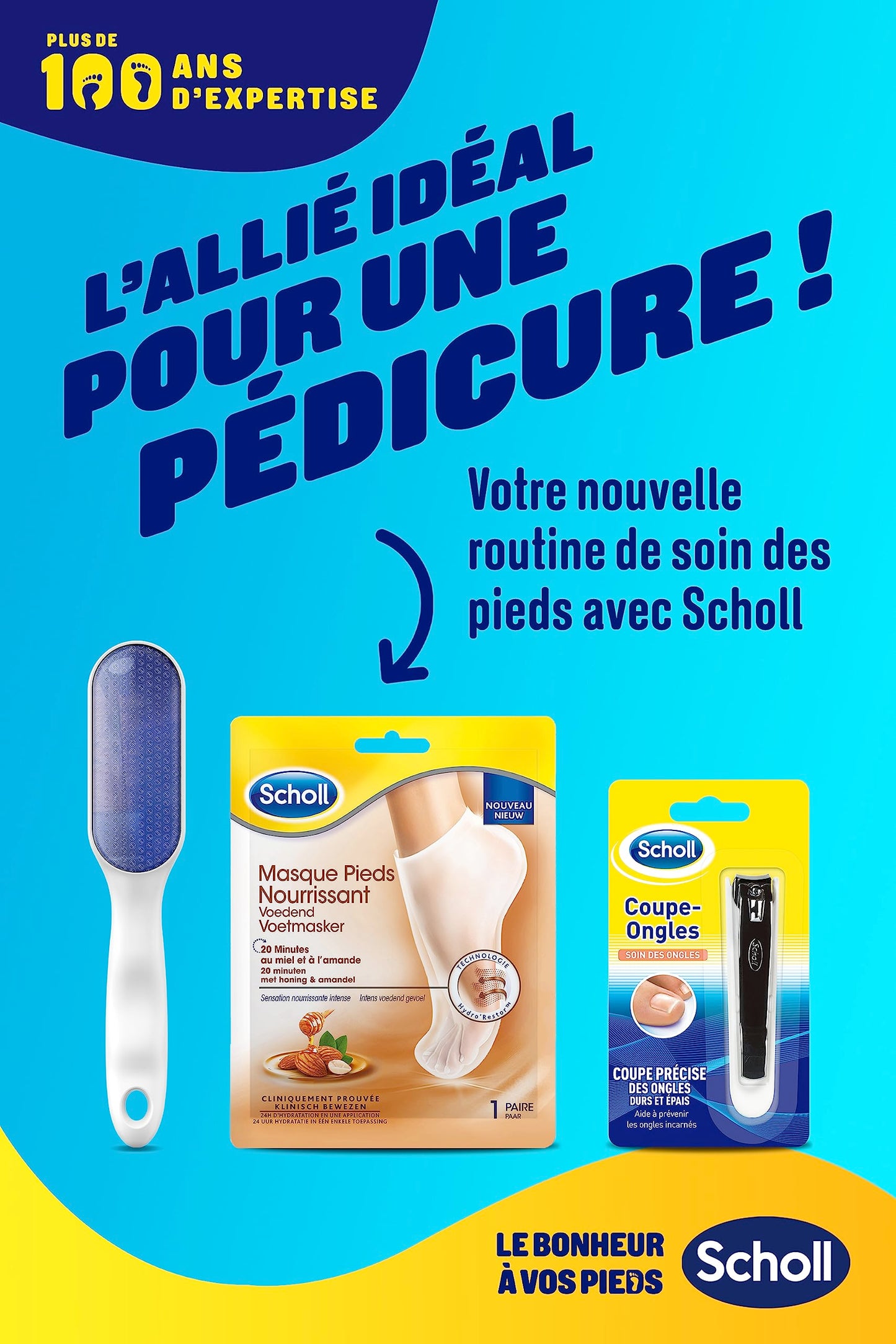 Dr. Scholl's Scholl Nail Clipper for Hard and Thick Toenails