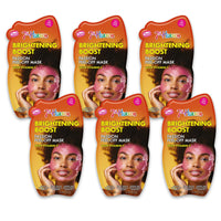 7th Heaven Passion Peel Off Face Mask with Vitamin C, Pack of 6 - Brightening Boost - All Skin Types
