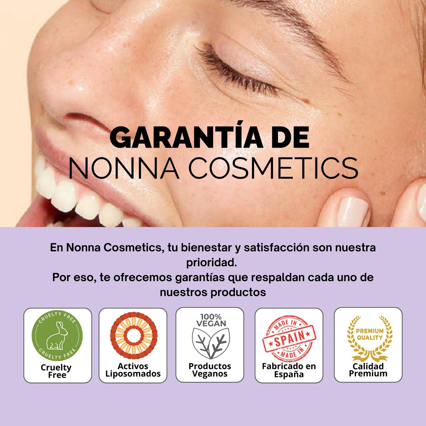 Nonna Cosmetics Hydrating Face Cream with Hyaluronic Acid + Ceramides & Niacinamide | Deep Moisturisation - Anti-Ageing & Skin Barrier Repair | Firms & Calms Sensitive Skin | Day & Night Moisturiser | 50ml