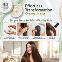 VITAMINS hair cosmetics VITAMINS Hair Cosmetics Keratin Hair Mask for Damaged Hair - Protein Keratin Treatment Deep Conditioner for Dry Locks - Collagen Biotin & Castor Oil Repair Dryness & Enhance Shine - 250 ML