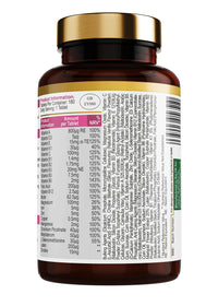 Royal Oak Health Multi Vitamins and Minerals with Biotin, Vitamin D3 and Lutein with Natural Vanilla Flavour & No Iodine, 180 Tablets Pack
