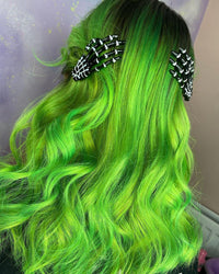Crazy Color Vibrant Lime Twist Semi-Permanent Hair Dye. Highly Pigmented Lime Green Conditioning & Oil Nourishing Vegan Formula | No Bleach or Ammonia | 100ml