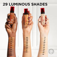 L'Oréal Paris Liquid Foundation, Full Coverage, Lasting Wear, With Vitamin C and SPF 25, Infallible 32H Fresh Wear, 330 Hazelnut