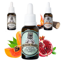 Mr Bear Family Natural Beard Oil for Men – Scented Beard Moisturiser Oil Contains Hydrating Jojoba + Argan Oils – Nourishing Mens Beards Softener for Healthier Hair Growth (Tikki Punch, 30ml)