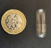 gelatincapsuk 100 Empty Clear Gelatin Gelatine Hard Capsules Size 000 self Fill Gel caps