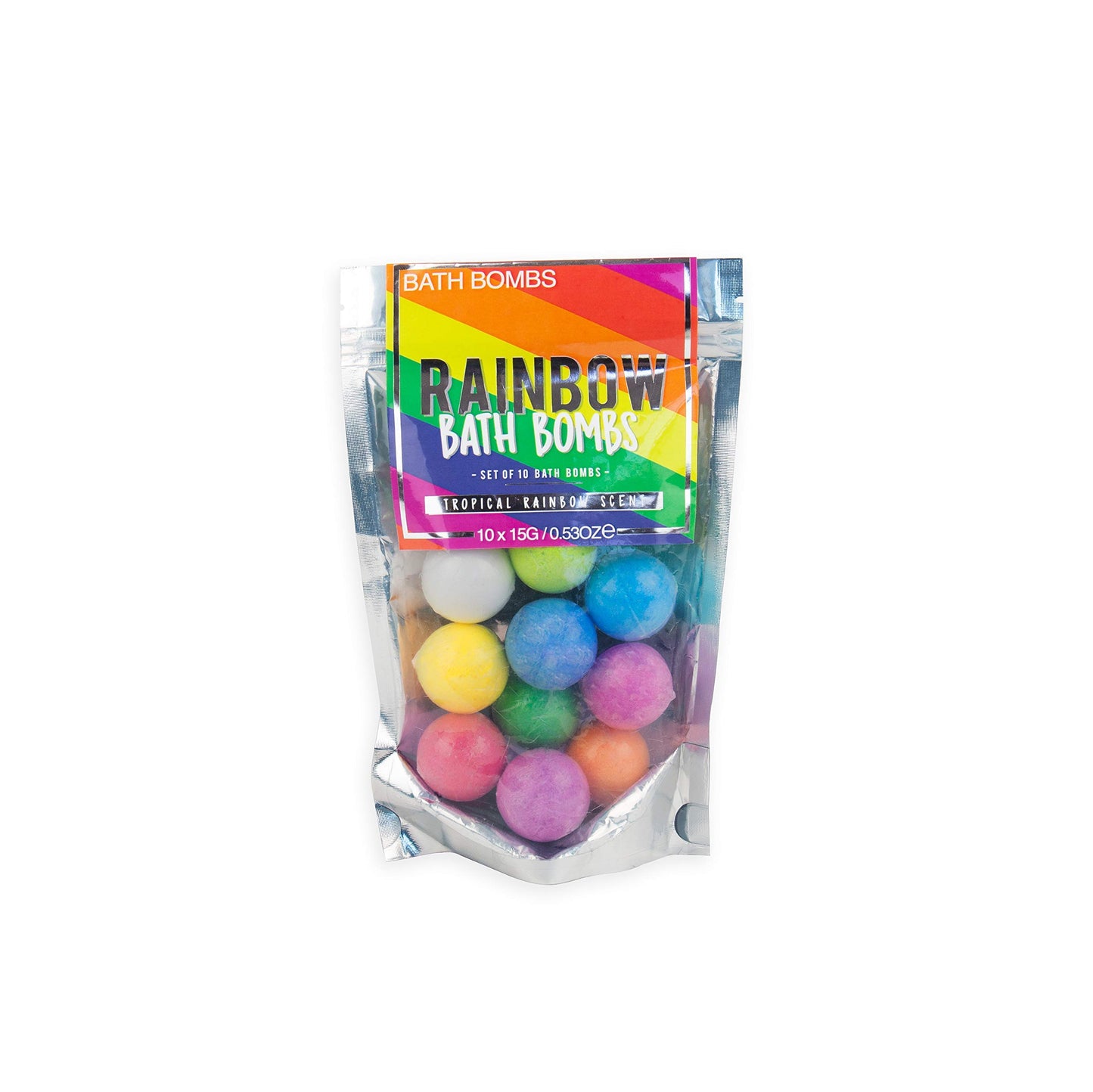 Gift Republic Rainbow Bath Bombs - Tropical Scent