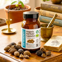 DR WAKDE's DR WAKDE’S Haritaki Capsules (Terminalia chebula/Hirda) | 60 Veg Caps | Ayurvedic Supplement | Vegan | 100% Herbal | Quantity Discounts