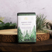 The English Soap Company Nordic Pine Scented Hand and Body Soap Bar