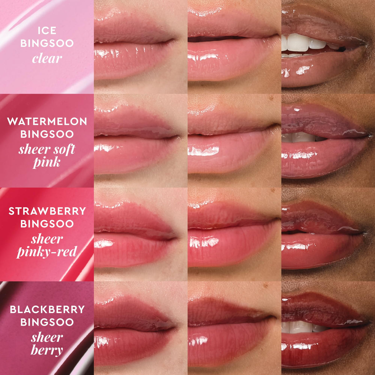 Glow Recipe Glass Balm Lip Treatment - Watermelon Bingsoo Sheer Soft Pink (15 ml)