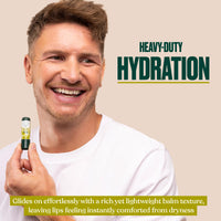 The Body Shop Hemp Lip Rescue Stick (1x 4.2g), Heavy-Duty Hydration for Dry Lips, Nourishing Lip Balm, Softening Stick for Ultra-Dry Lips, 24H Lip Moisturiser, 98% Natural-Origin Ingredients, Vegan
