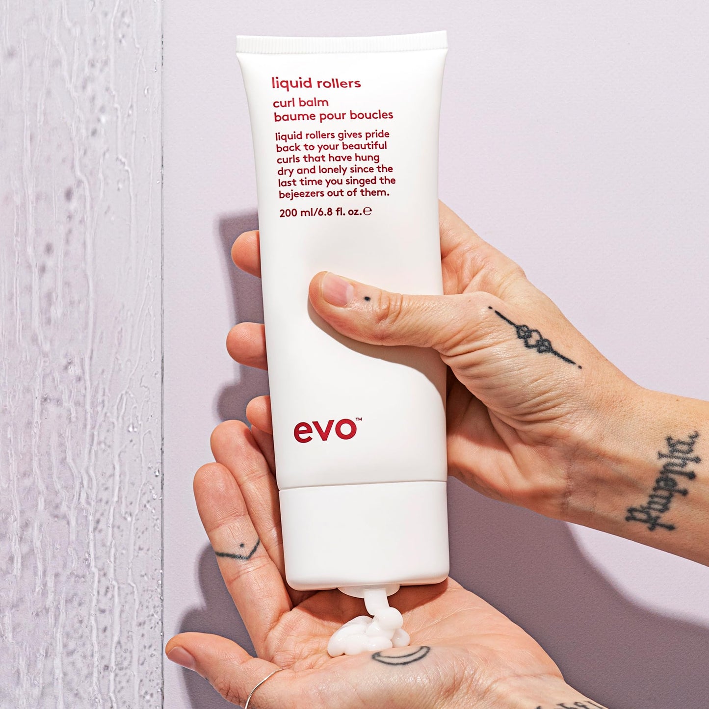 EVO Evo Liquid Rollers Curl Balm & Curl Defining Cream, Leave-in Balm, 200ml