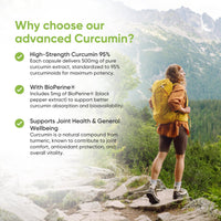 Freak Athletics Curcumin 95 + Bioperine® 60 Turmeric Curcumin Capsules High Strength with Black Pepper - Curcumin 95% & Black Pepper - Turmeric Curcumin UK Made…