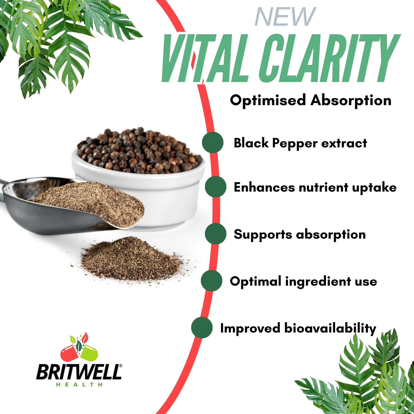 Lions Mane Mushroom Supplement High Strength 1500mg with Vitamin C - 120 Vegan Capsules with Alfalfa and Black Pepper Extract, 4 Month Supply Made in The UK -Focus & Immune Support - Britwell Health