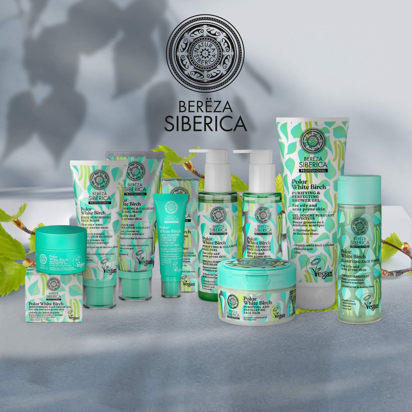 Polar White Birch. Moisturizing face cream-gel