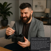 Black Sand Labs Natural Beard Oil for Men - Moisturising Oil with Argan, Jojoba & Castor Oils - Nourishing Beard Oil for Healthier Hair Growth - Premium Beard Care for Men (30ml, Fresh Cedar)