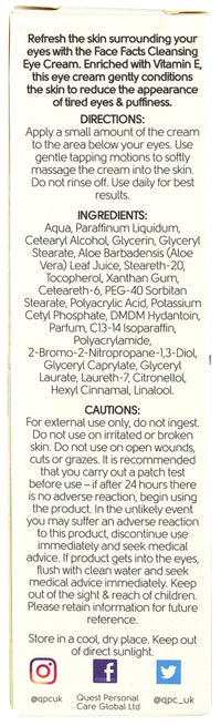 Quest Face Facts Cleansing eye Cream