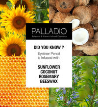 Palladio Wooden Eyeliner Pencil, Thin Pencil Shape, Easy Application, Firm yet Smooth Formula, Perfectly Outlined Eyes, Contour and Line, Long Lasting, Rich Pigment, Lavender