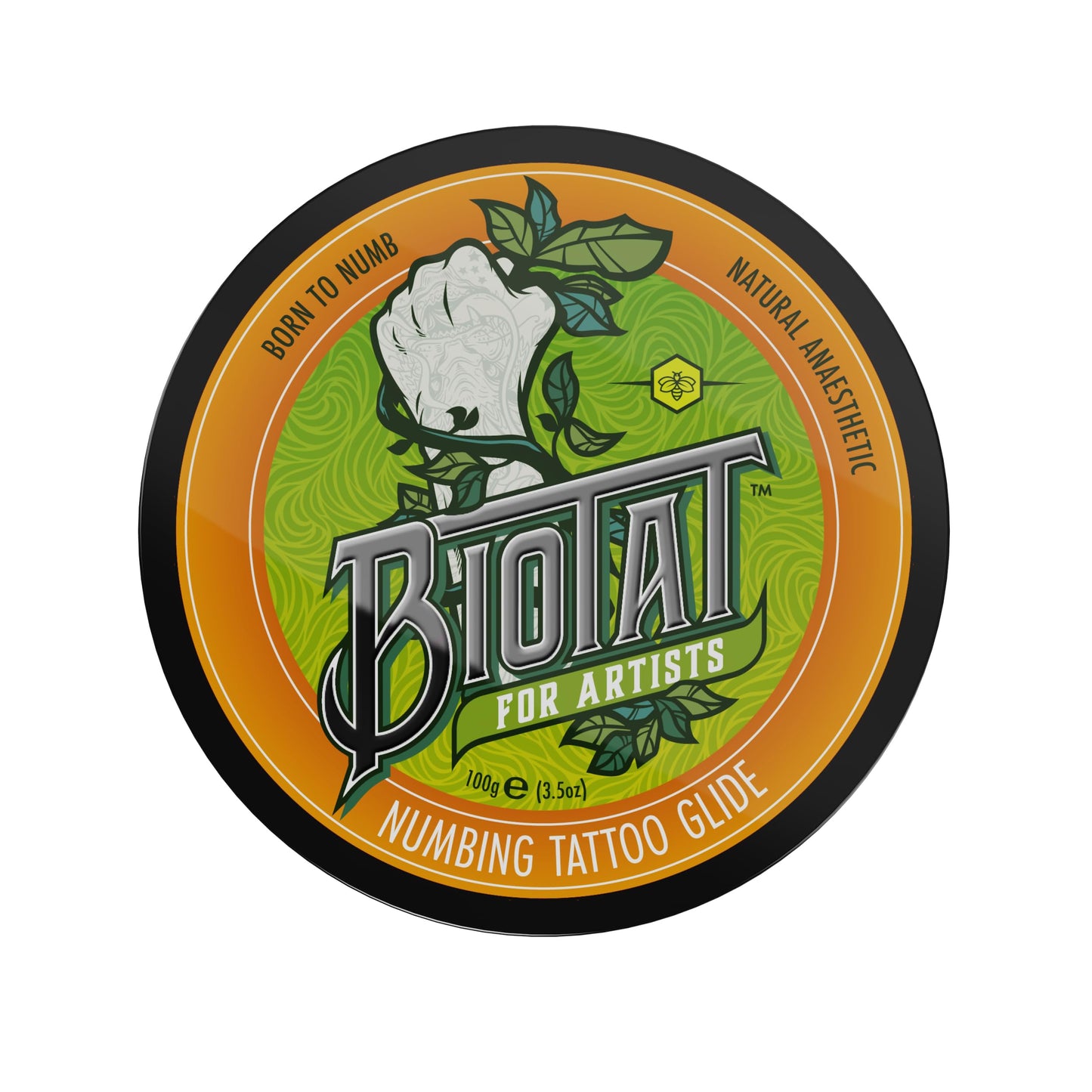 Biotat Tattoo Glide a Natural Soothing Tattoo Glide for Tattooing (100g) tattoo cream for tattoos, tattoo ointment tattoo butter