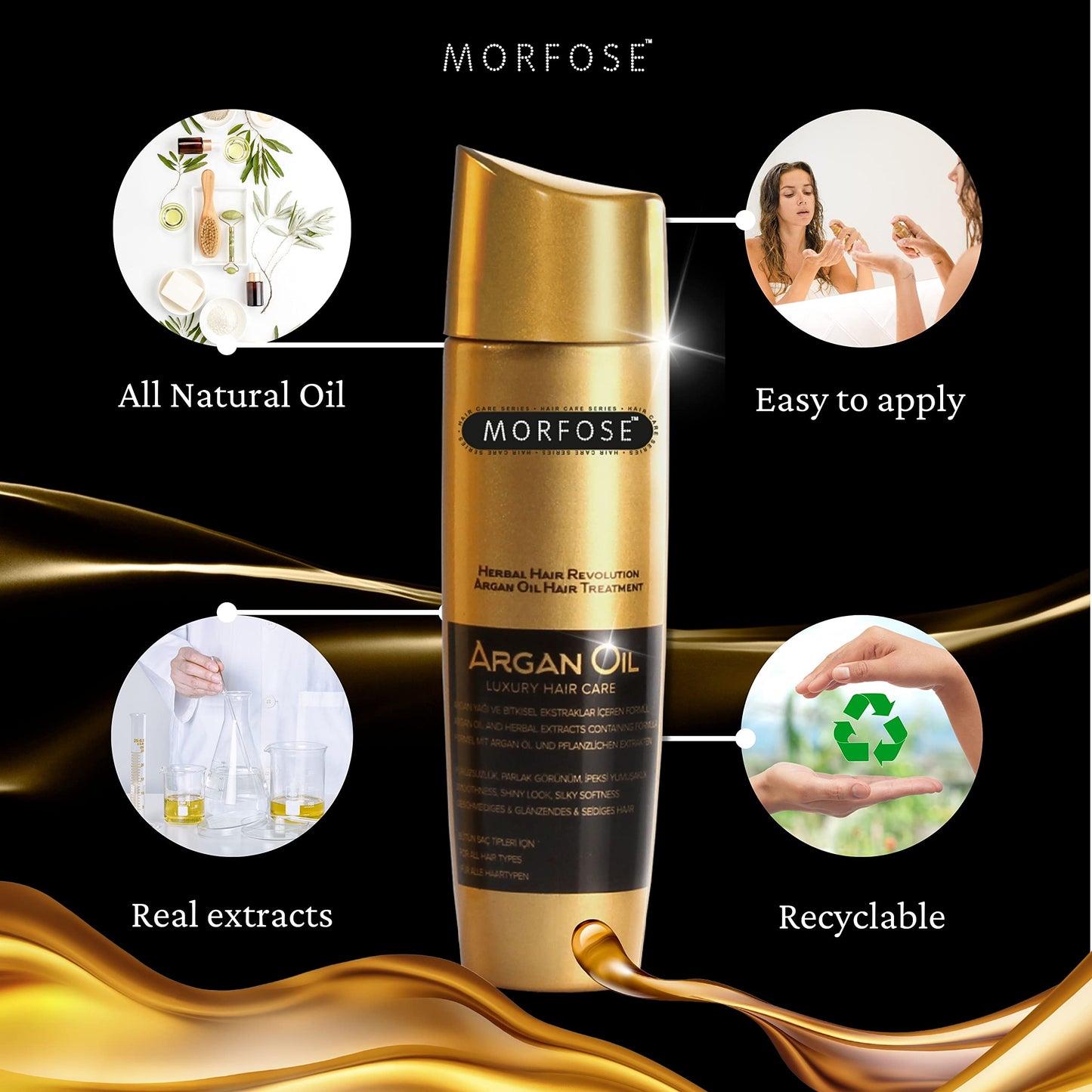 MORFOSE Morfose Luxury Care Argan Hair Oil 100 ml