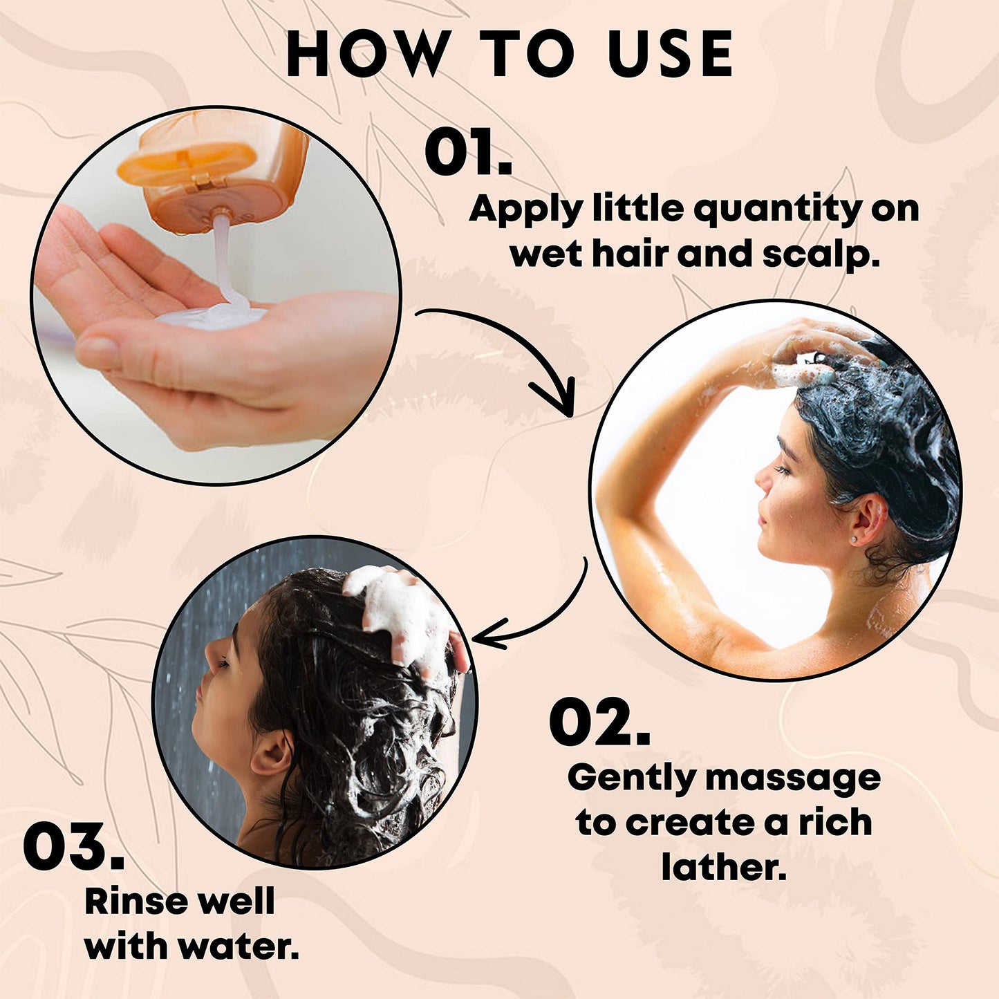 SWOSH Ayurvedic Shampoo for Hair Fall Control and Hair Growth Made With Goodness Of Amla, Onion, Brami, Alove vera, Bhringraj Extract with 15 Ayurvedic Herbs| All Hair Types |200 ml (Pack of 1)