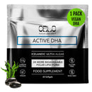 Orlo ORLO DHA – Vegan DHA Supplement (EPA & DHA) – Omega 3 Fish Oil & Krill Alternative – Plant-Based Omega-3 Algae Oil – Brain & Heart Support (60 Mini Burpless Softgels)
