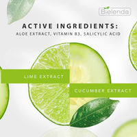 Bielenda BOUQUET NATURE - Replaces 3 Products In Achieving Perfectly Clean And Smooth Skin Of The Face And The Whole Body - Cucumber And Lime Gel+Scrub+Serum 3In1-150 g