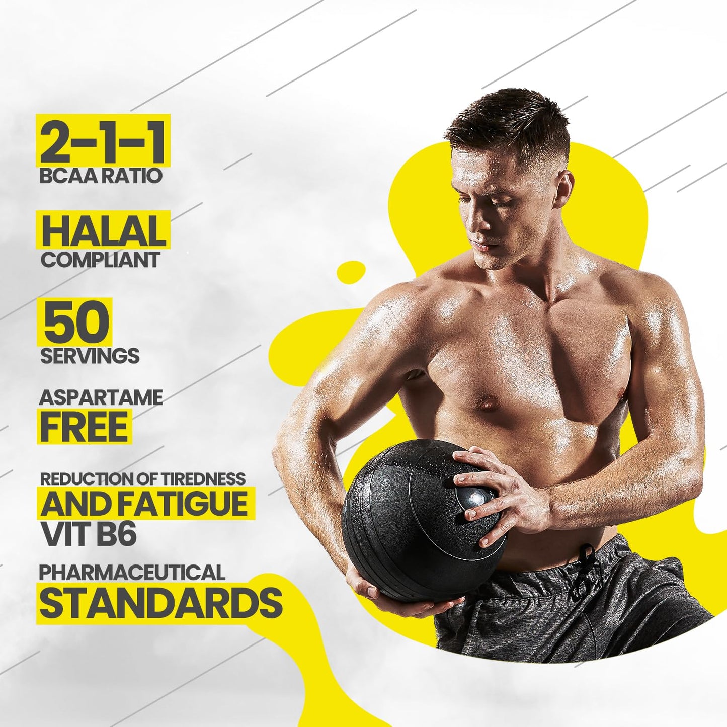OLIMP SPORT NUTRITION OLIMP Labs Lemon BCAA Xplode Recovery and Energy Supplement,500 g (Pack of 1)