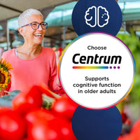 Centrum Advance 50+ Tablets Multivitamin & Mineral Supplements, with 24 essential nutrients, including vitamin D, C, Zinc, 100 ct (Product may vary).