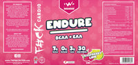 TWP Nutrition Platinum Series Endure, EAAs & BCAAs Electrolyte Blend Pre, Intra and Post Workout, Zero Sugar, 510g and 30 Servings, 18 Great Flavours (Raspberry Lime)