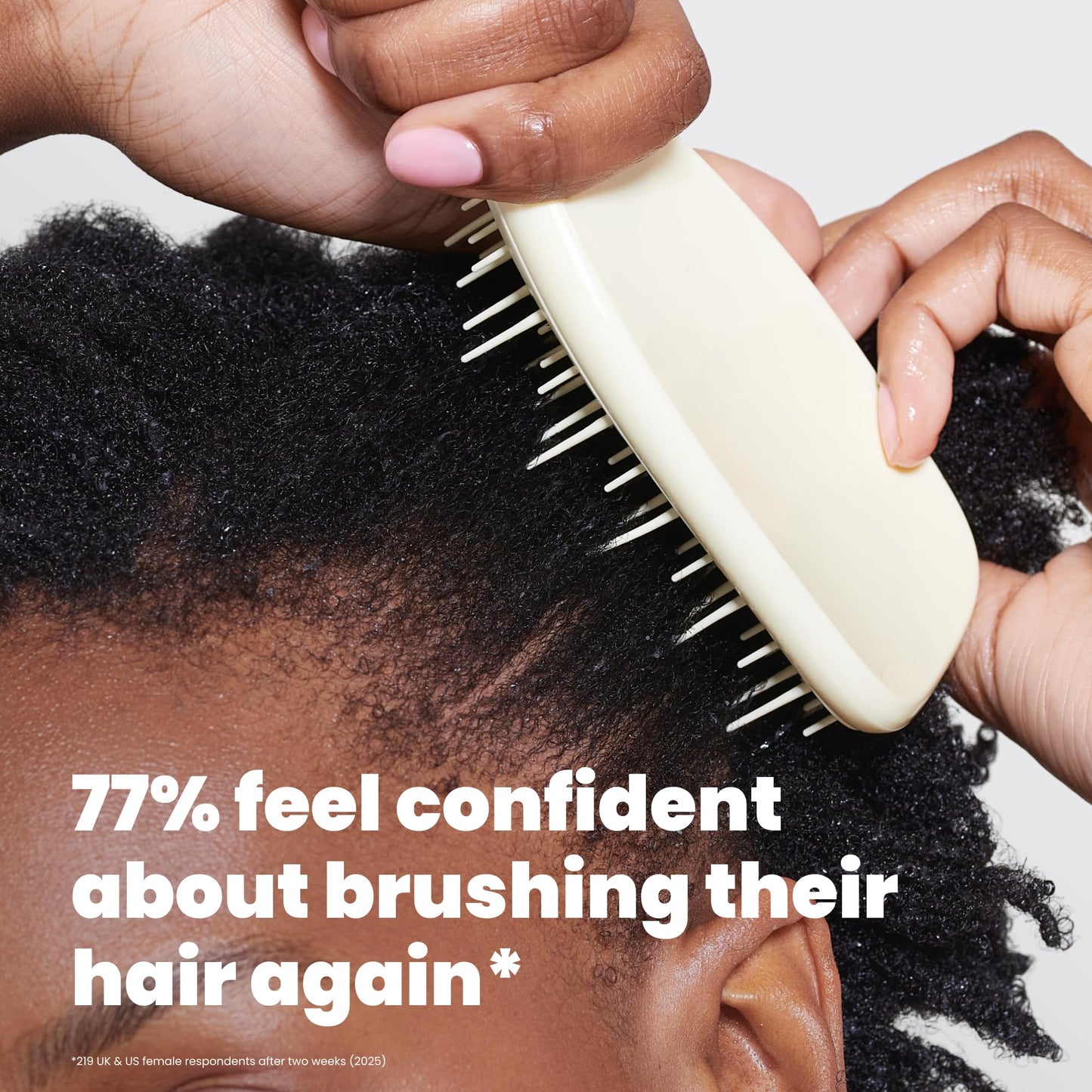 Tangle Teezer Extra Gentle Ultimate Detangler Hairbrush for Wet & Dry Hair - With Unique Wide-Spaced Teeth for Gentle & Effective Detangling - For Less Hair Fall & Breakage - Chamomile