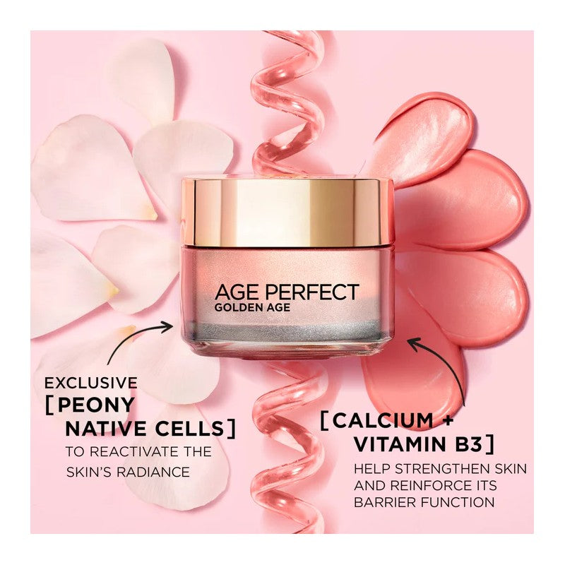 L'Oreal Paris Age Perfect Golden Age Rosy Glow Eye Cream for Dark Circles, 15ml