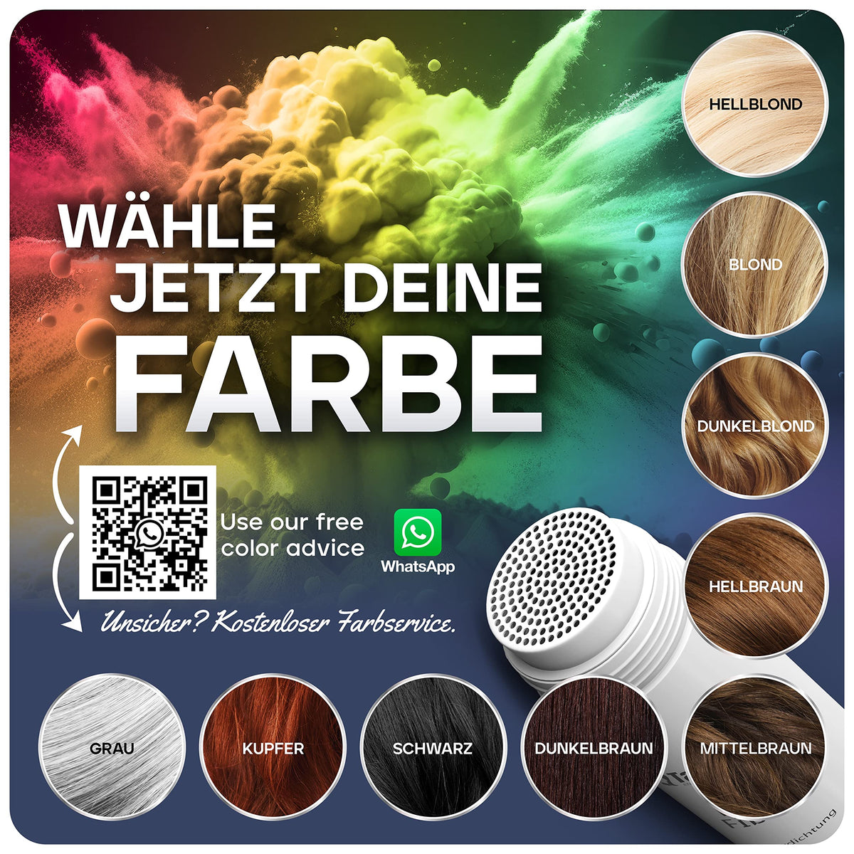Take Hair ENDLICH WIEDER VOLLES HAAR Take Hair Scatter Hair Refill Bag 100 g I Holds in Rain and Wind I For Men and Women I Pouring Hair for Hair Thickening I Hair Fibers Hair Powder Hair Loss (Scattered Hair Medium Blonde)