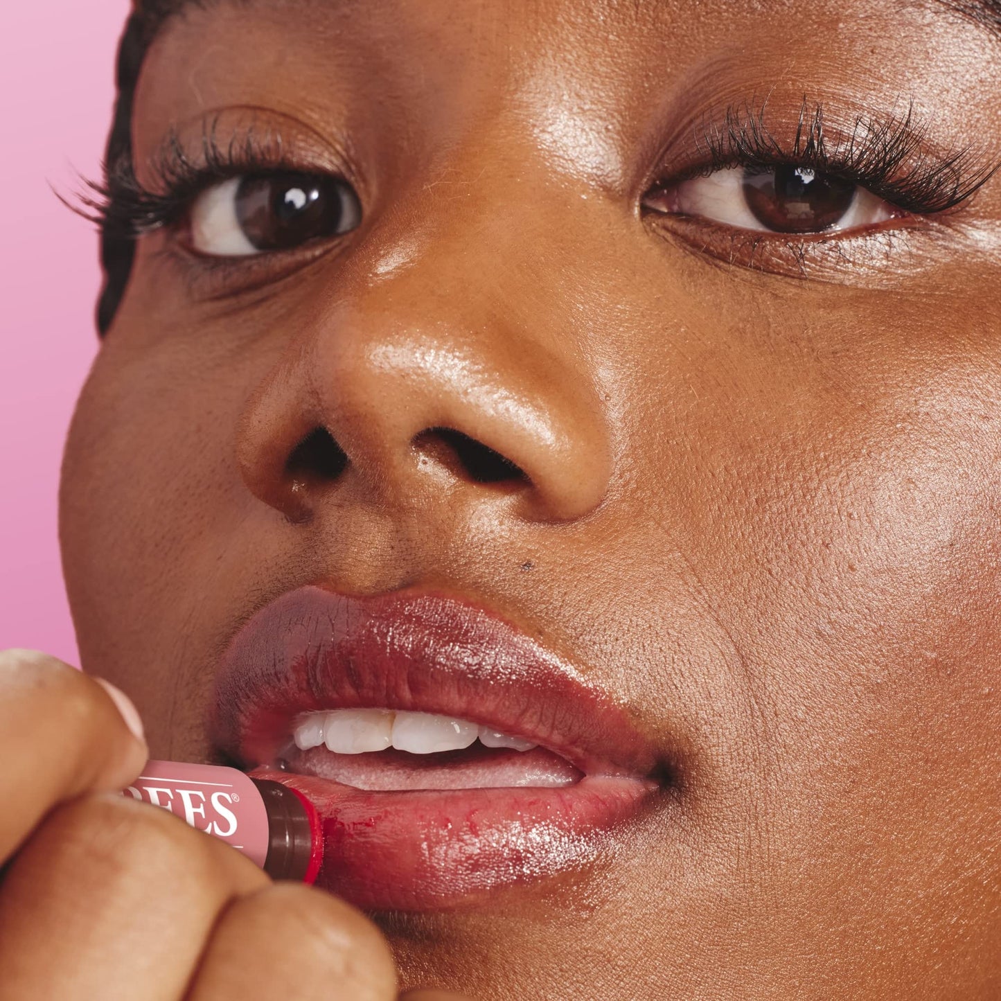 Burt's Bees Tinted Lip Balm Red Dahlia, Moisturising Lip Tint With Shea Butter, 100% Natural Origin, 4.25g
