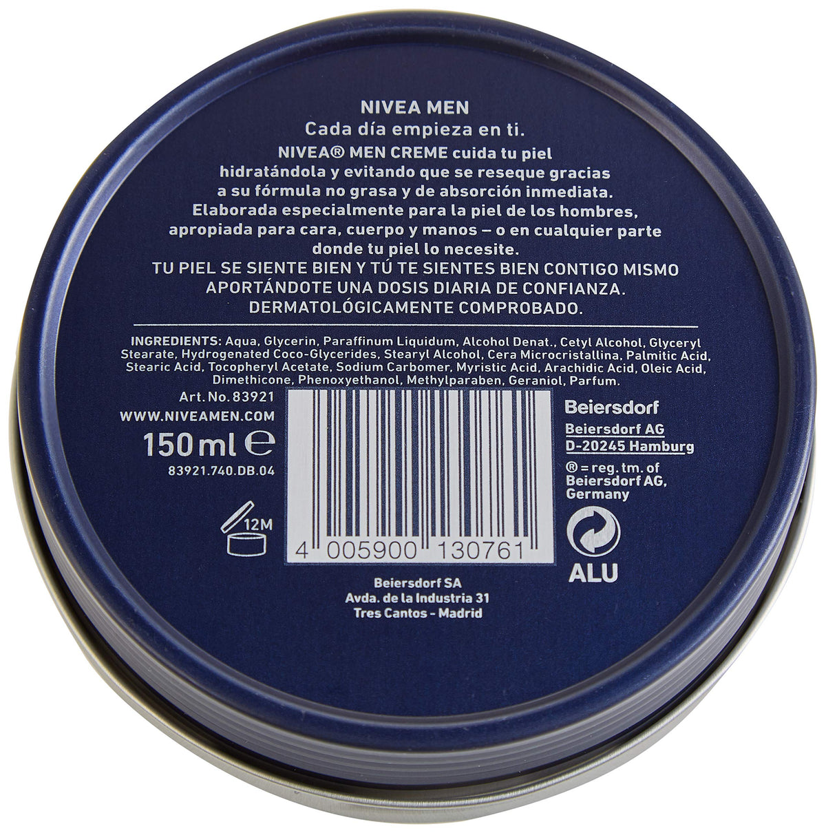NIVEA MEN Nivea Men's Body Cream For All Skin Types - 2 Packs Of 150 Ml